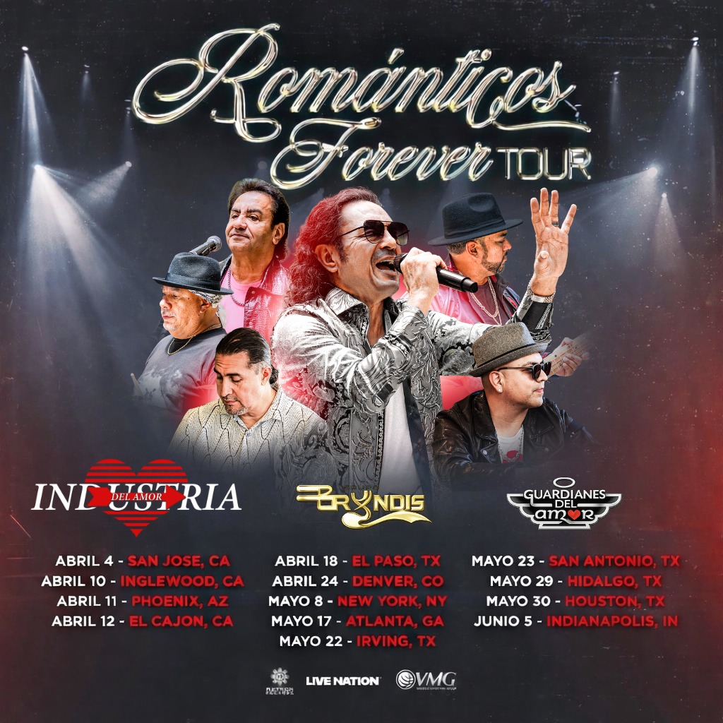 Industria del Amor Románticos Forever Tour Poster 2026